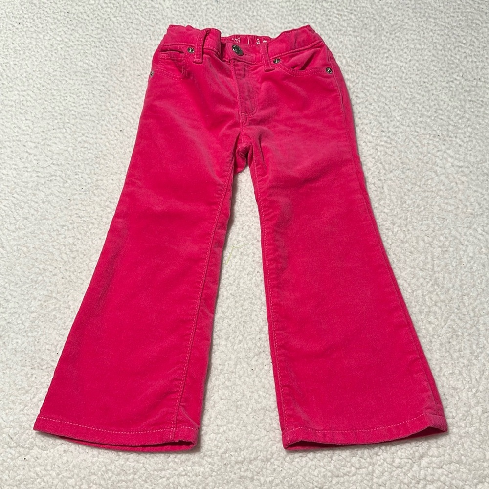 GAP Kids Pink Corduroy Flared Jeans